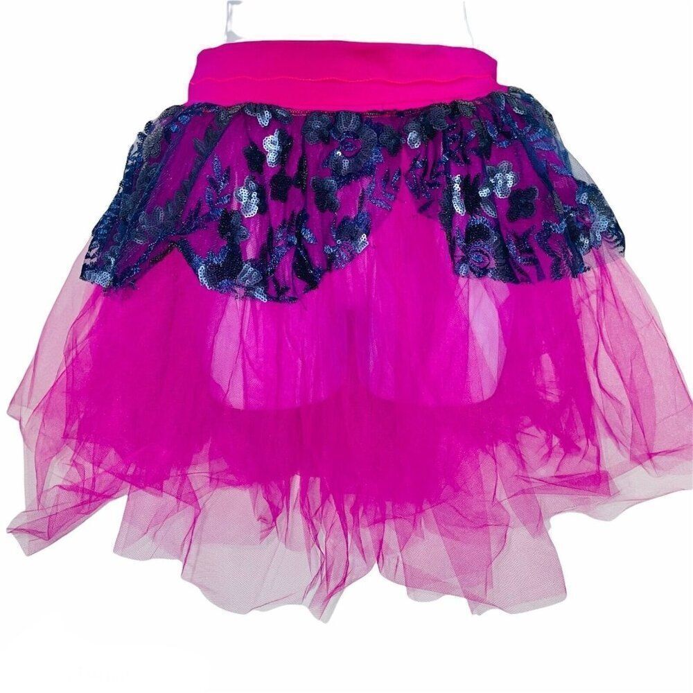 Dansco 19191A Dance Competition Womens Plus 2XL Pink Tutu Costume Skirt